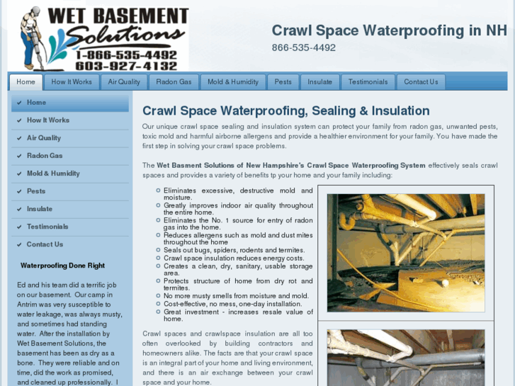 www.crawlspacewaterproofingnh.com