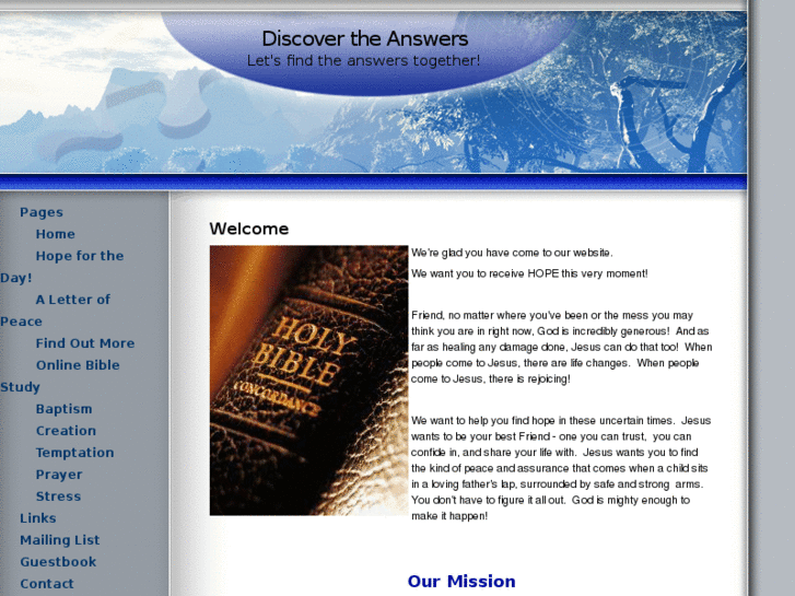 www.discovertheanswers.org
