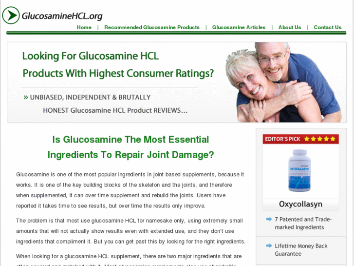 www.glucosaminehcl.org