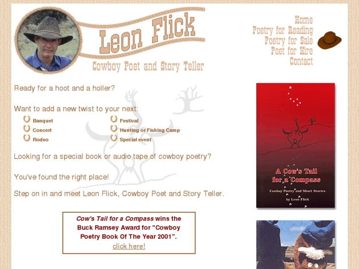 www.leonflickcowboypoetry.com