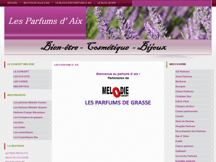 www.lesparfumsdaix.fr