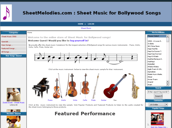 www.sheetmelodies.com