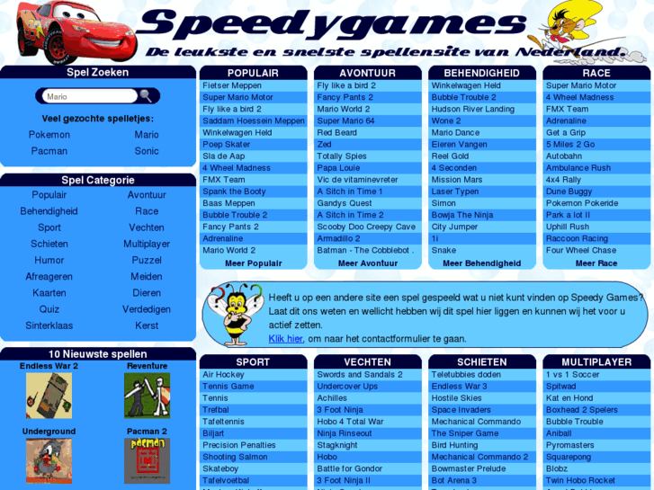 www.speedygames.nl