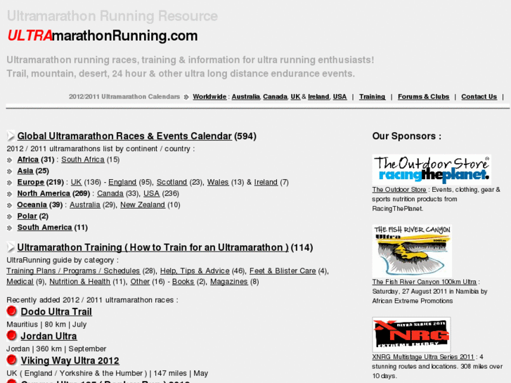 www.ultramarathonrunning.com