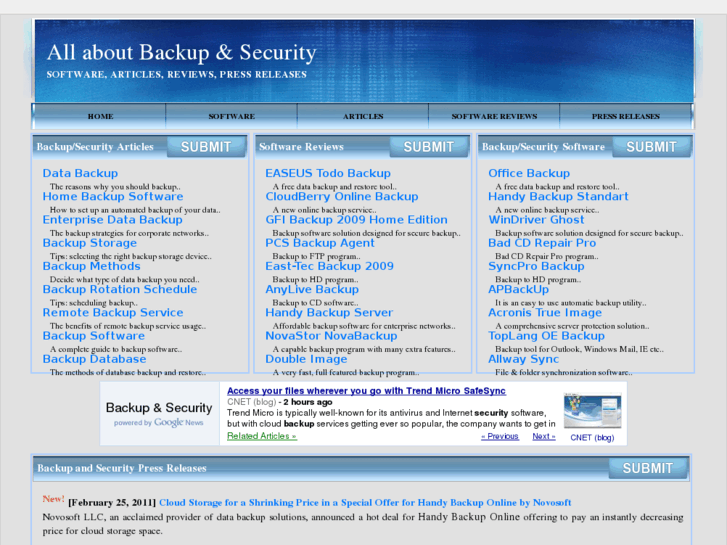 www.backupschedule.net