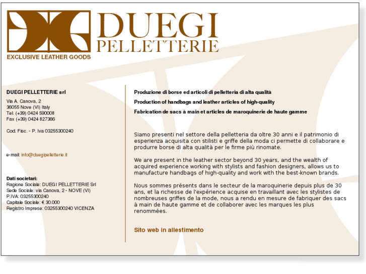 www.duegipelletterie.com