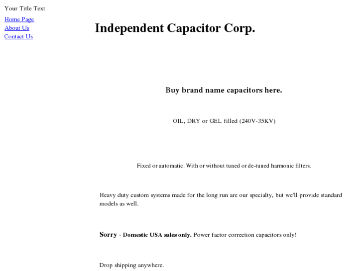 www.independentcapacitor.com