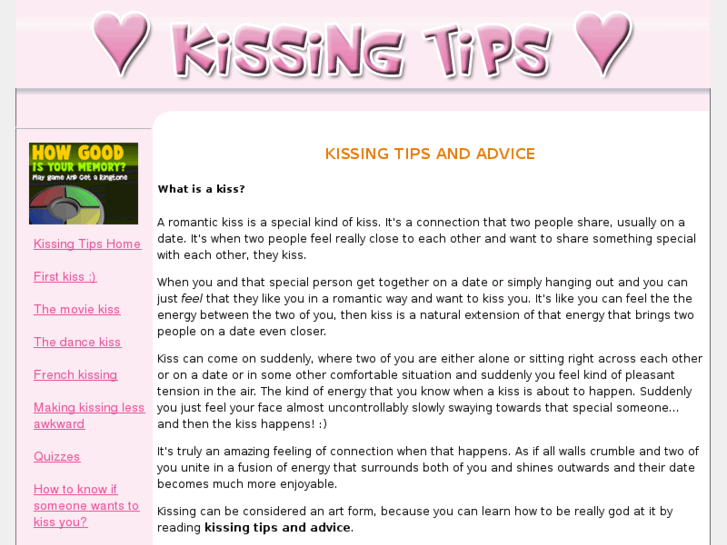 www.kissing-tips.net