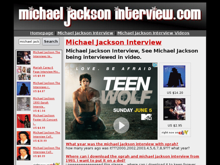 www.michaeljacksoninterview.com