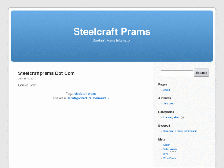 www.steelcraftprams.com