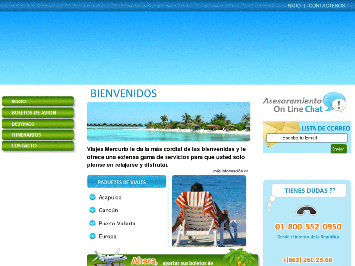 www.viajesmercurio.com.mx