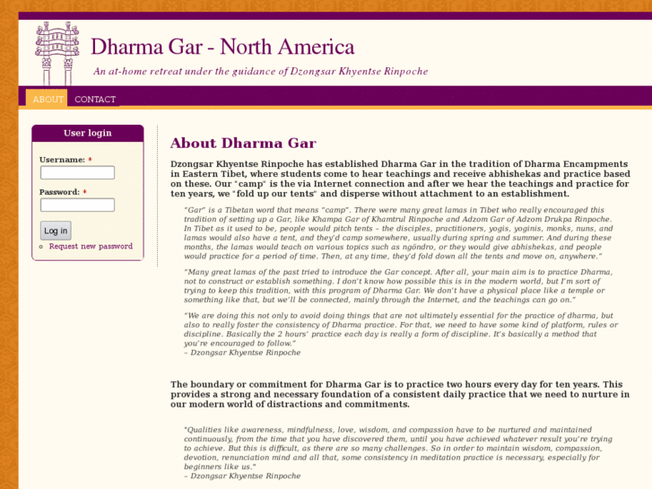 www.dharmagarnorthamerica.org