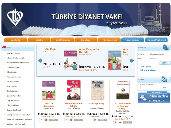 www.diyanetvakfiyayin.com.tr