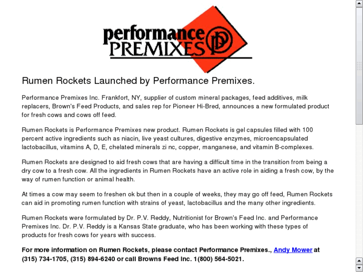 www.performancepremixes.com