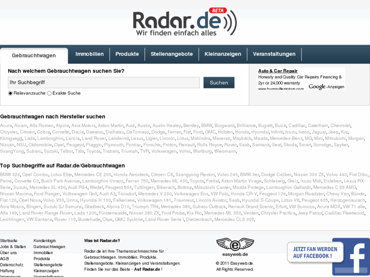 www.radar.de