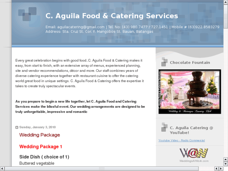 www.aguilacatering.com