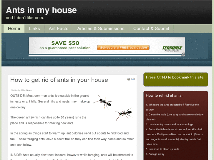 www.antsinmyhouse.com