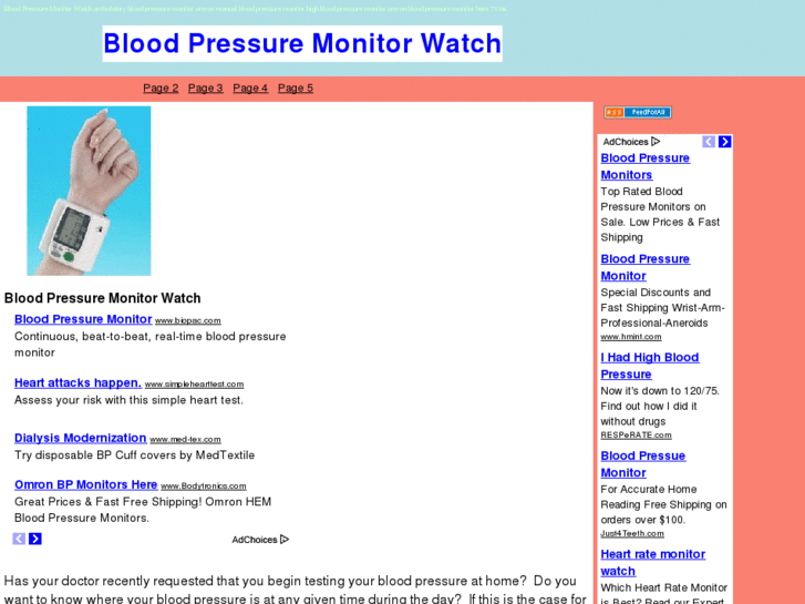 www.bloodpressuremonitorwatch.com