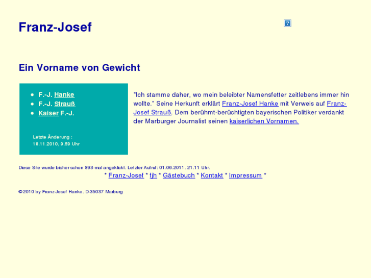 www.franz-josef.biz