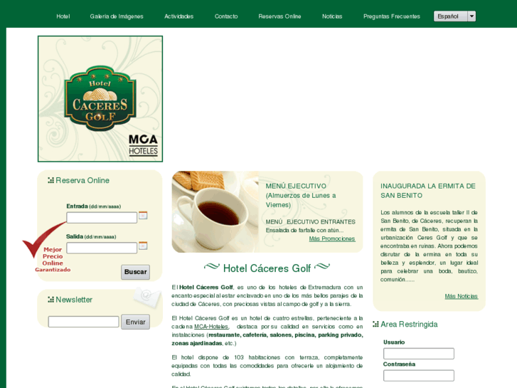 www.hotelcaceresgolf.com