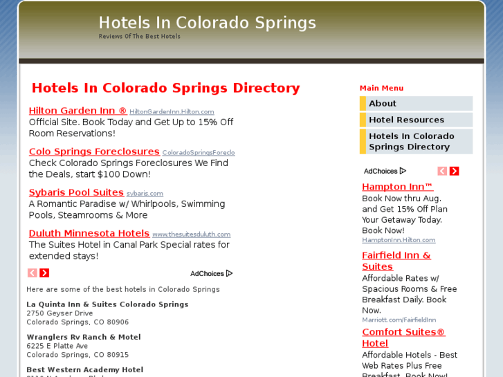 www.hotelsincoloradosprings.org