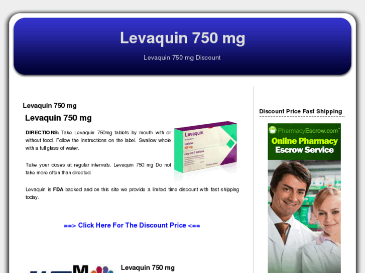 www.levaquin750mg.com