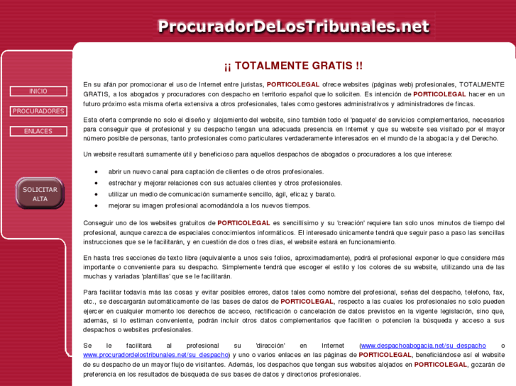 www.procuradordelostribunales.net