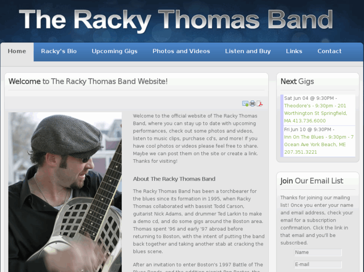 www.rackythomasband.com