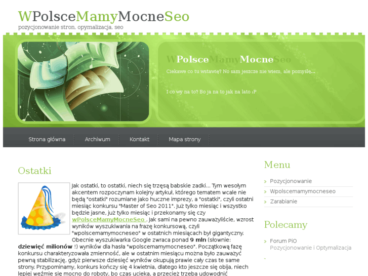 www.wpolscemamymocneseomoce.pl