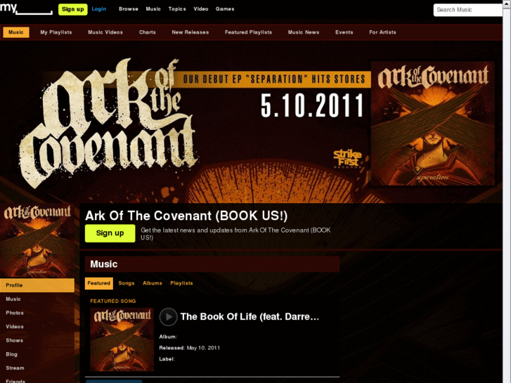 www.arkofthecovenantband.com