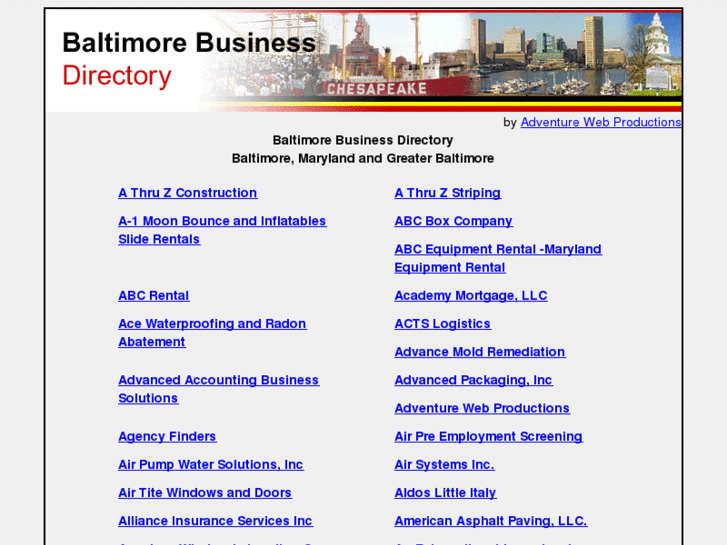 www.baltimore-businesses.com