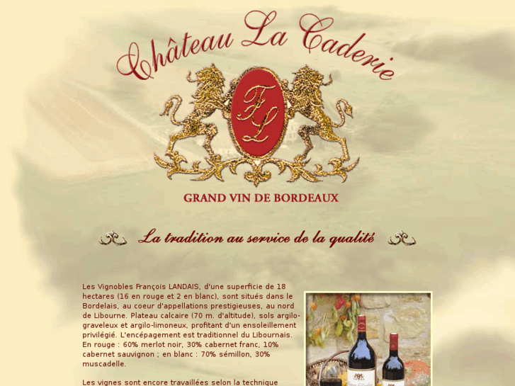 www.chateaulacaderie.com