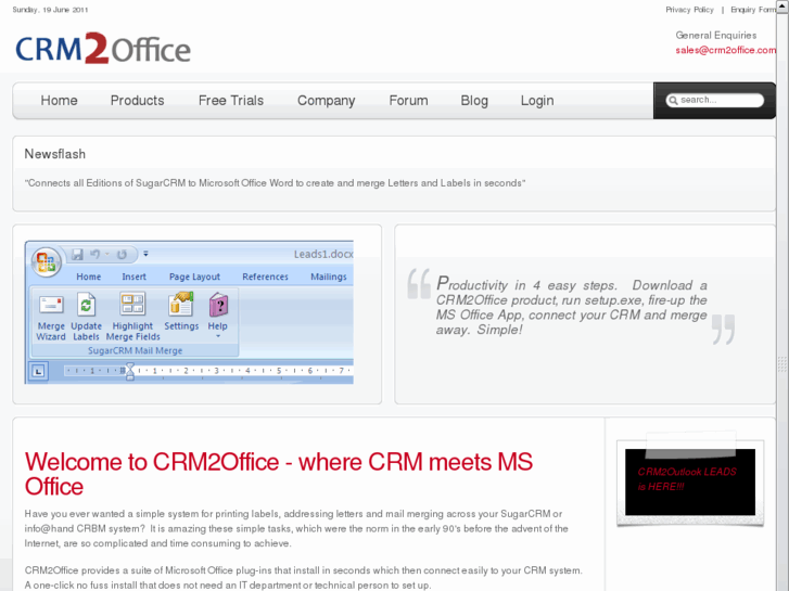 www.crm2excel.com