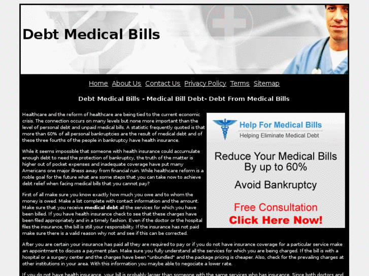 www.debtmedicalbills.com