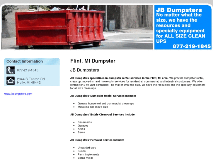 www.flintdumpsterrentals.com