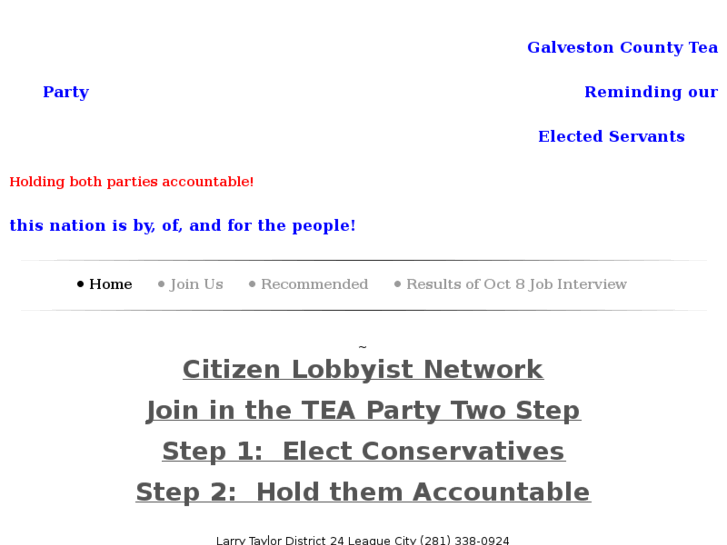 www.galvestoncountyteaparty.com