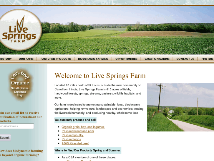 www.livespringsfarm.com