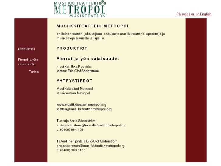 www.musiikkiteatterimetropol.org