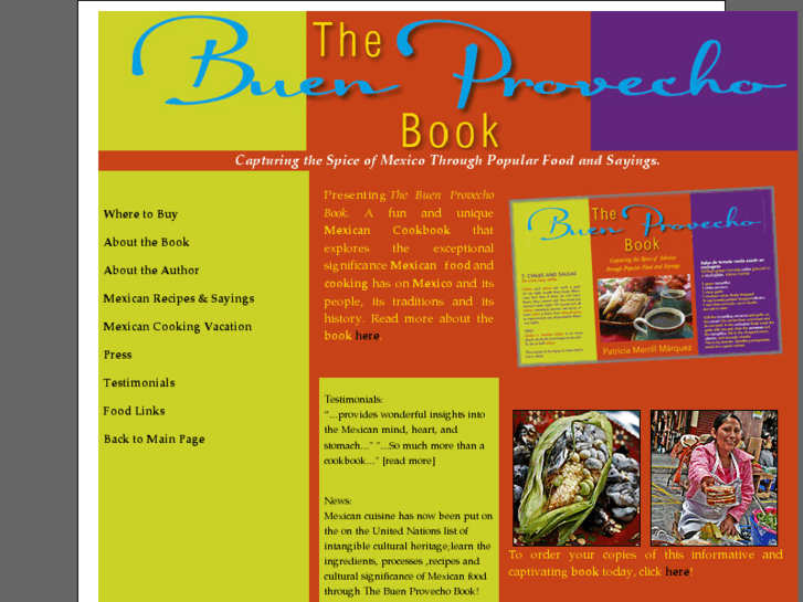 www.thebuenprovechobook.com