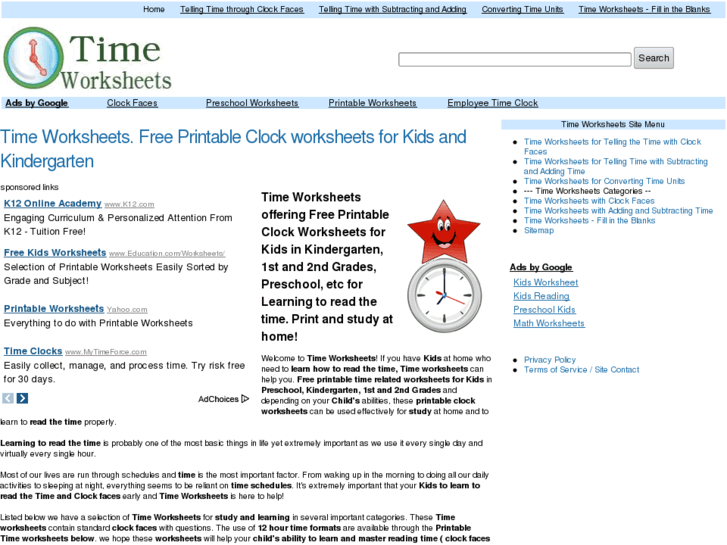 www.timeworksheets.org