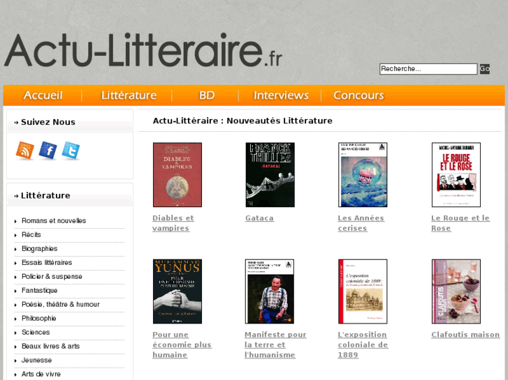 www.actu-litteraire.fr