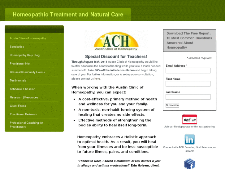 www.austinclinicofhomeopathy.com