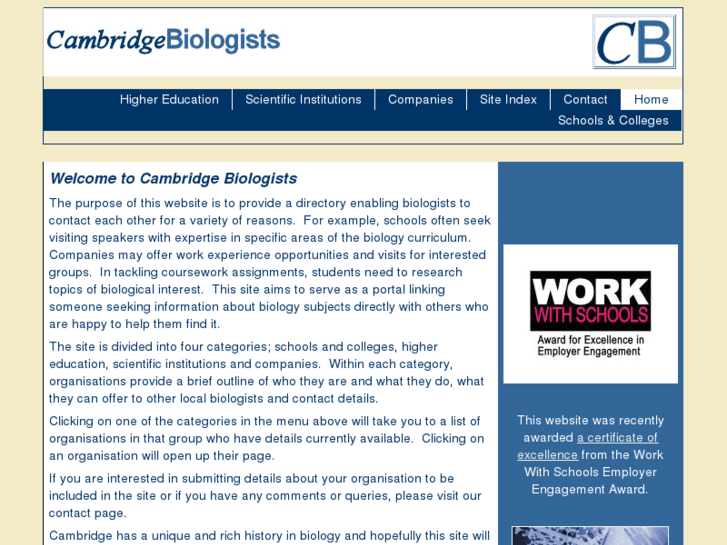 www.cambridgebiologists.org