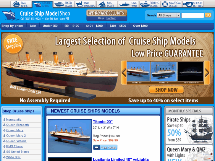 www.cruiseshipmodelshop.com