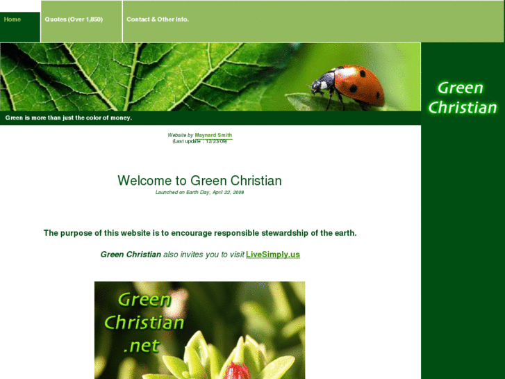 www.greenchristian.net