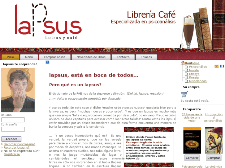 www.libreriacafelapsus.com