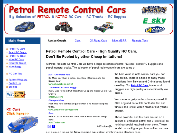 www.petrolremotecontrolcars.co.uk