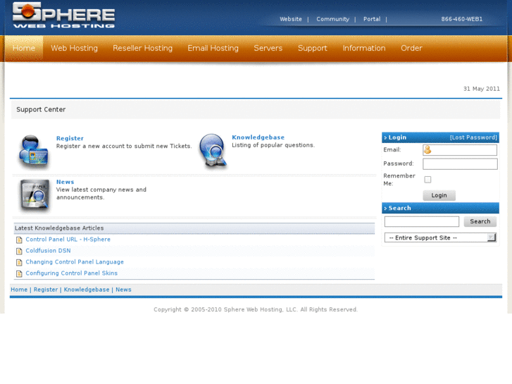www.spherewebsupport.com