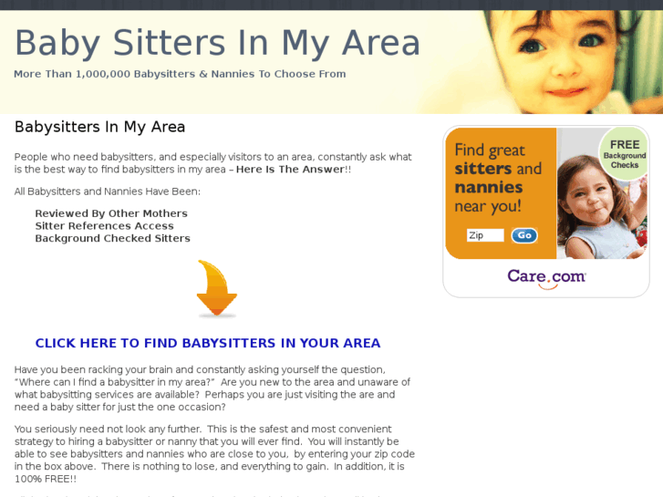 www.babysittersinmyarea.net