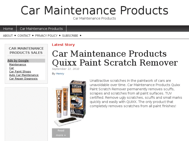 www.carmaintenanceproducts.com